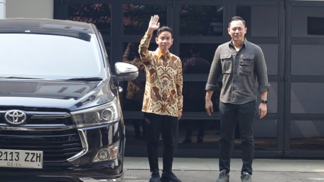 Pagi Ini, Gibran Mendatangi Rumah AHY Setelah Didukung oleh Golkar Sebagai Cawapres