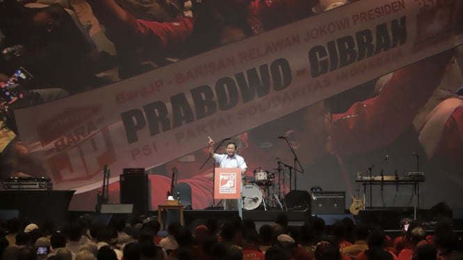 Prabowo Jokes About Party Chairpersons Who Leave the Coalition