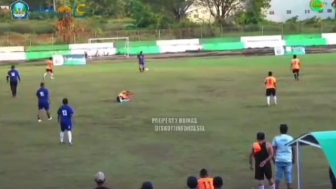 Kejadian Meninggalnya Bupati Halmahera Selatan Usman Sidik Saat Bermain Bola