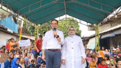 Anies Baswedan Berjanji Melepaskan Saham Bir Milik Pemprov Jakarta dalam Kampanye di Ciracas