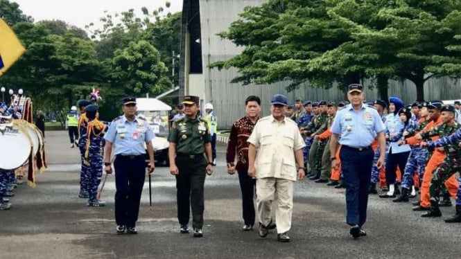 Prabowo Menghubungi Menteri Pertahanan Mesir Terkait KRI Radjiman yang Belum Bisa Mendekati Gaza