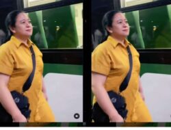 Puan Terkejut Saat ‘Tertangkap’ Mengenakan Baju Kuning Saat Mengendarai Whoosh