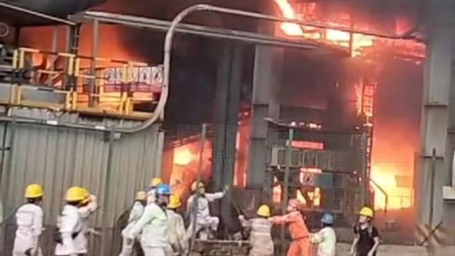 Diduga Ledakan Hebat Tungku Smelter di Morowali Menewaskan Belasan Pekerja