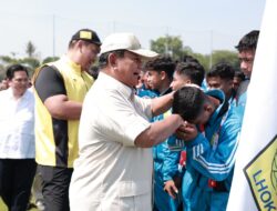 Prabowo Mengenalkan Akademi Sepak Bola Modern Garudayaksa beserta 7 Stadion Latihannya