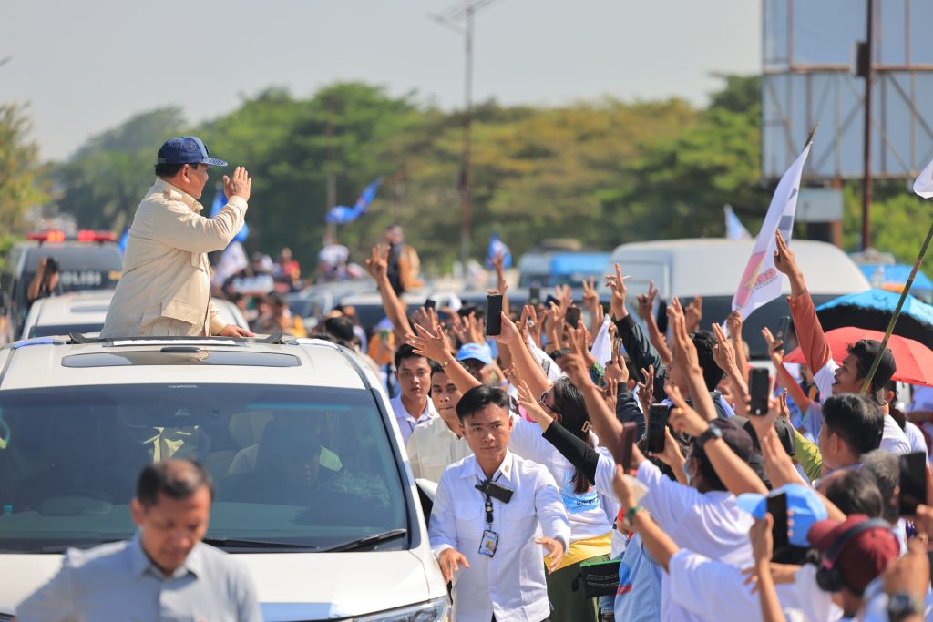 Prabowo: Rasa lelah saya hilang setelah bertemu masyarakat