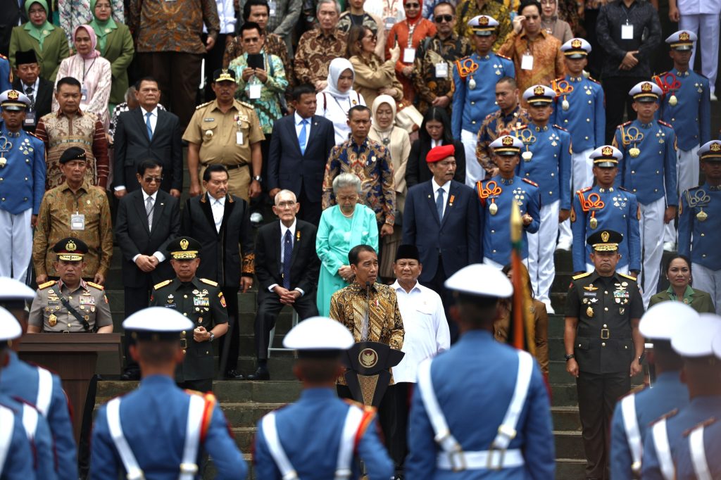 Sejumlah Tokoh Senior TNI dan Selebriti Bersama Jokowi dan Prabowo Hadiri Peresmian Graha Utama Akmil Magelang