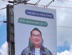 Ridwan Kamil Muncul di Bilboard Jakarta, Viral di Media Sosial, Apakah Ingin Mencalonkan Diri?