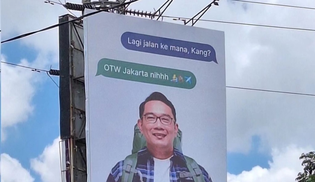 Ridwan Kamil Muncul di Bilboard Jakarta, Viral di Media Sosial, Apakah Ingin Mencalonkan Diri?