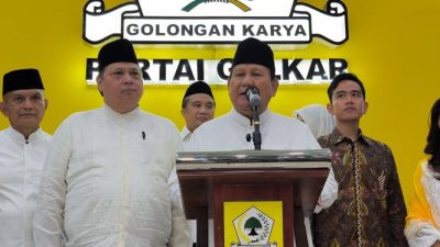 Airlangga Hartarto Bangga Jika Prabowo dan Gibran Memenangkan Pilpres 2024 untuk Golkar