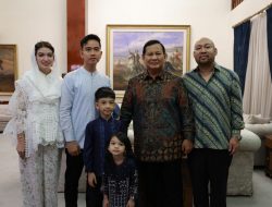 Idul Fitri 1445 H, Prabowo Subianto Menggelar Halal Bihalal bersama Gibran dan Keluarga di Kertanegara