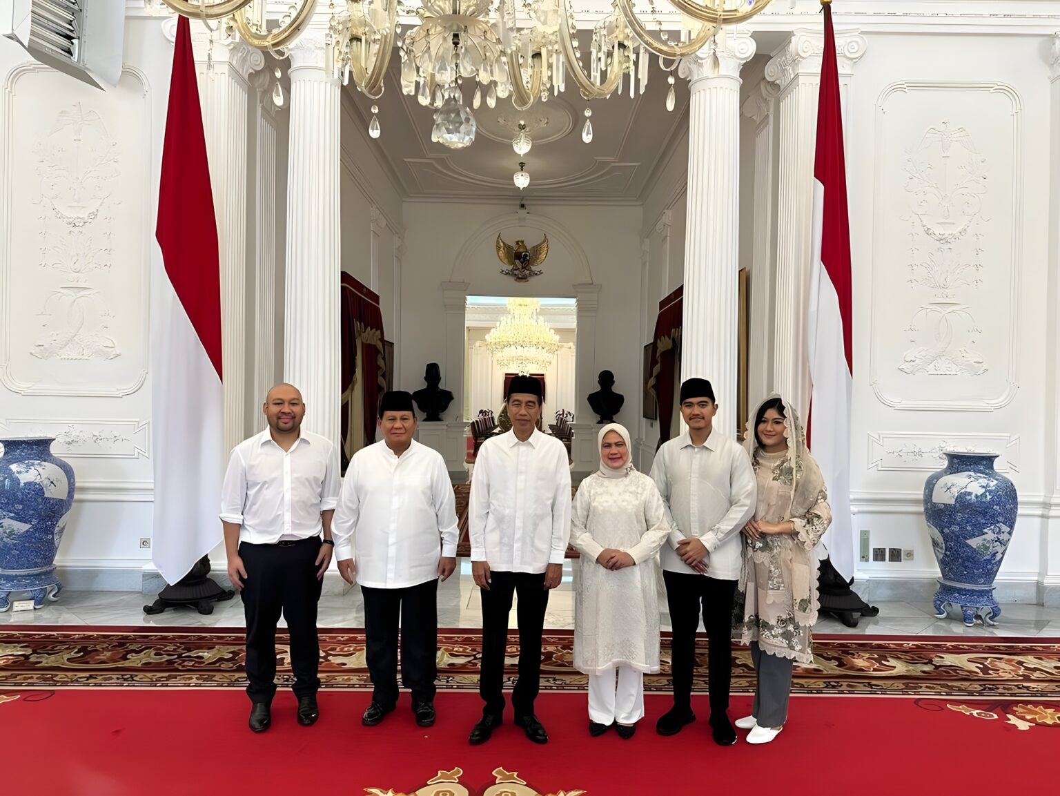 Prabowo Subianto Berkeliling Mengunjungi Kerabat dari Jokowi, ARB, Dasco, Zulhas hingga Airlangga pada Hari Kedua Lebaran