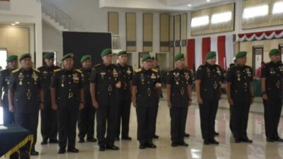 Inilah Daftar Rotasi Jabatan Pejabat Utama Kodam XIII/Merdeka oleh Mayjen TNI Candra Wijaya