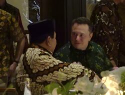 Momen Kehangatan Prabowo Subianto dan Elon Musk Bertemu di Bali