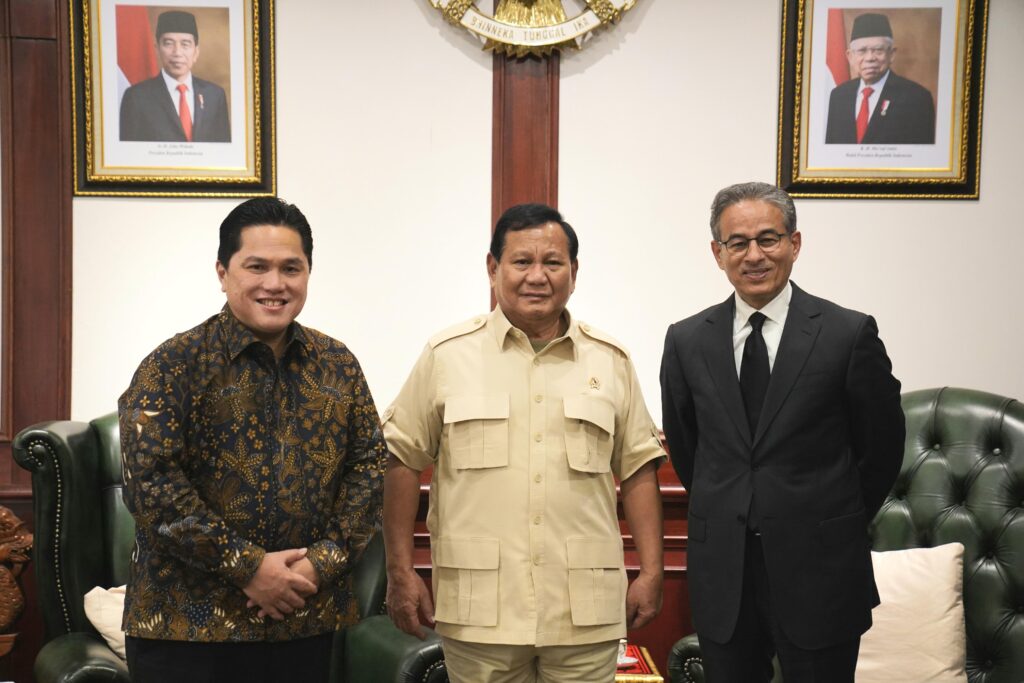 Prabowo Subianto Menerima Erick Thohir dan Pendiri Emaar Properties UAE, Mendiskusikan Potensi Pertumbuhan di Indonesia