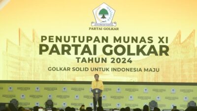 Jokowi Merasa Nyaman di Munas Golkar: Saya Merasa sangat Senang