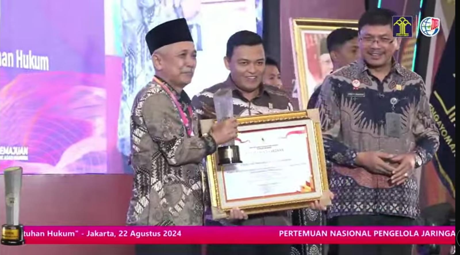 DPRD Pangandaran Raih Juara 1 Terbaik Nasional di JDIH Tahun 2024