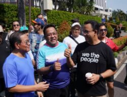 Pramono-Rano Puji Kinerja Anies saat Bertemu di CFD Jakarta