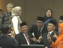 Ridwan Kamil dan Suswono Hadiri Acara Pelantikan Pimpinan DPRD Jakarta